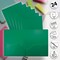 Better Office Products 2 Pocket Heavyweight Plastic Folder Portfolio, Letter Size, Green, 24PK 86518 - alternate 2